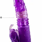 BAILE Lilac triušio vibratorius Up & Down Rotator Superstimulator – 18.5 cm (7.3″) – violetinis — Nuotrauka 3