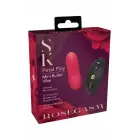 Secret Kisses Rosegasm Petal Play – mini kulkos vibratorius su nuotoliniu valdymu – rožinis – 7,5 cm — Nuotrauka 1