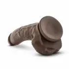 Dr. Skin Mr. Mayor reālistisks dildo ar tekstūru un piesūcekni – 23 cm (9″) — Foto 4