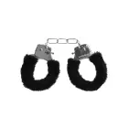 Pleasure Furry Handcuffs – Black — Photo 3