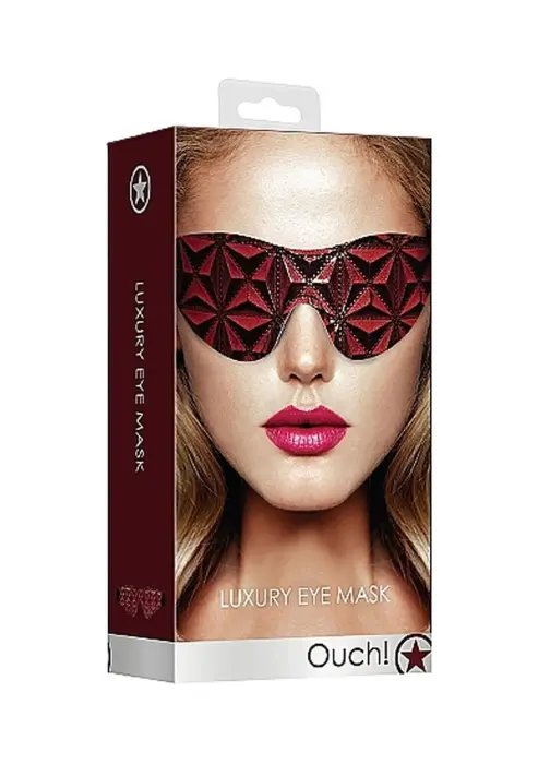 Luxury Eye Mask - Burgundy Foto 3
