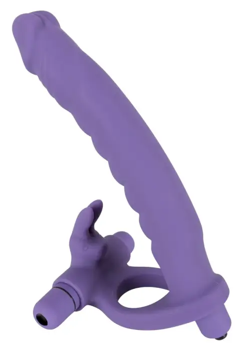 Los Analos Double Delight strap-on dildo komplekts – violets Foto 3
