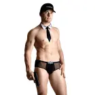 Policeman Costume Set – Black – XL — Photo 1