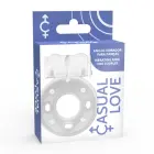 CASUAL LOVE Ring 34 Transparent – elastīgs vibrējošs dzimumlocekļa gredzens – caurspīdīgs — Foto 3