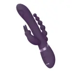 Rini Pulse Wave Double Penetration Rabbit Vibrator – 20 cm – Purple — Photo 4