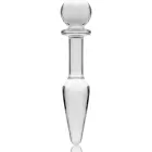 Интимная стеклянная анальная пробка Ibiza Nebula Series Model 7 – 13.5 cm (5.3″) – прозрачный — Фото 4