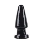 Analinis kištukas Cone Head L – 17 cm (6.7″) – Juodas — Nuotrauka 2