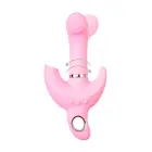 JOS Twistme кролик-вибратор с клиторальным стимулятором – 19.5 cm – розовый — Фото 6