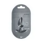 Glodus silikoninis analinis kištukas – M – 7.9 cm (3.1″) – Gunmetal — Nuotrauka 2