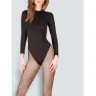 Kabarette Stockings with Mesh – Black – S/M Photo