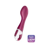 Hot Spot šildantis G taško vibratorius – 20.5 cm (8″) – bordo/baltas — Nuotrauka 2