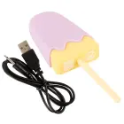 Vibrējošs Popsicle – 13.5 cm (5.3″) – rozā Foto 9