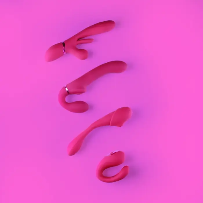 Mirai dubultais pulsa viļņu gaisa viļņu elastīgais vibrators – rozā Foto 6