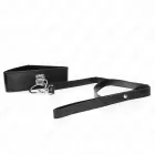 KINK Studded Leash 116cm & Leatherette Collar 50x5cm – Adjustable Set — Photo 3
