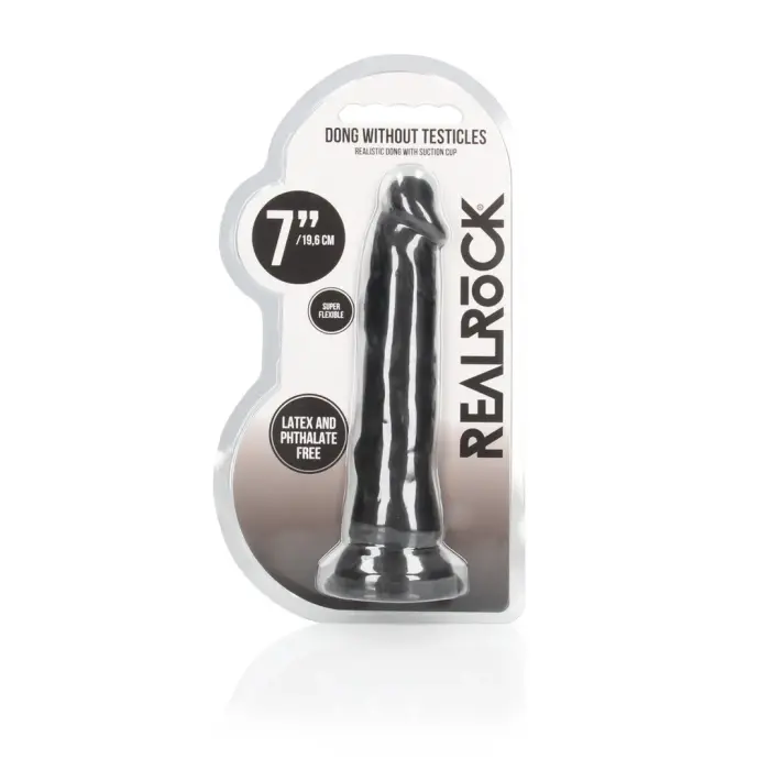 Realistic Dildo – 17 cm (7″) – Black