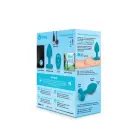 b-Vibe Vibrating Jewel Plug S/M – 9.8 cm – Blue — Photo 6