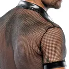 Men's Mesh and Wet Look Shirt – M — Photo 7
