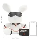 Rimba Velvet White Bondage Rabbit Large – Decorative Plush — Photo 5