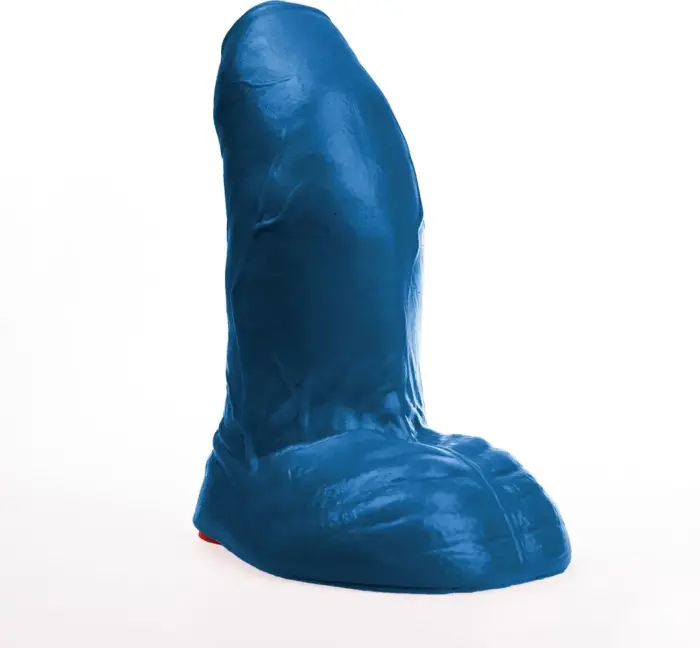 Buri L Blue anatomiškas išlenktas dildo – 22 cm (8.7″) – mėlynas