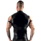 Svenjoyment Bondage vīriešu tops – melns – M Foto 5