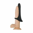 Evolved Cock Armor Rechargeable Silicone Vibrating Ring – Black — Photo 1