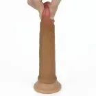 LoveToy Dual Layered Platinum Silicone Cock – realistlik kahekihiline dildo – silikoon – 17,8 cm — Foto 3
