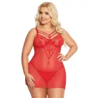 Aldona chemise сорочка – красный – 3XL — Фото 2