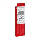 Kajdanki- Me You Us Bound To Please Blindfold Wrist And Ankle Cuffs Black Foto 8