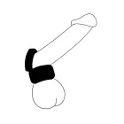 Silaskin Cock and Ball – Ball Strap – Clear — Photo 4