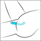 Cuties Mini Vibrator – 19 cm (7.5″) – Blue — Photo 9