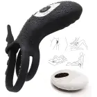 Regulējams dubultais dzimumlocekļa gredzens ar tālvadības pulti Foto 9