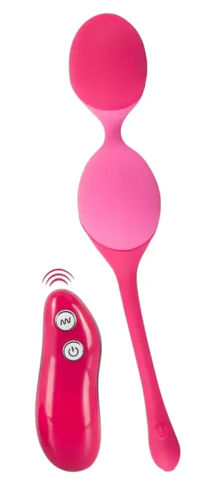 Sweet Smile Вибрирующий дуэт шариков для любви с дистанционным управлением Фото num