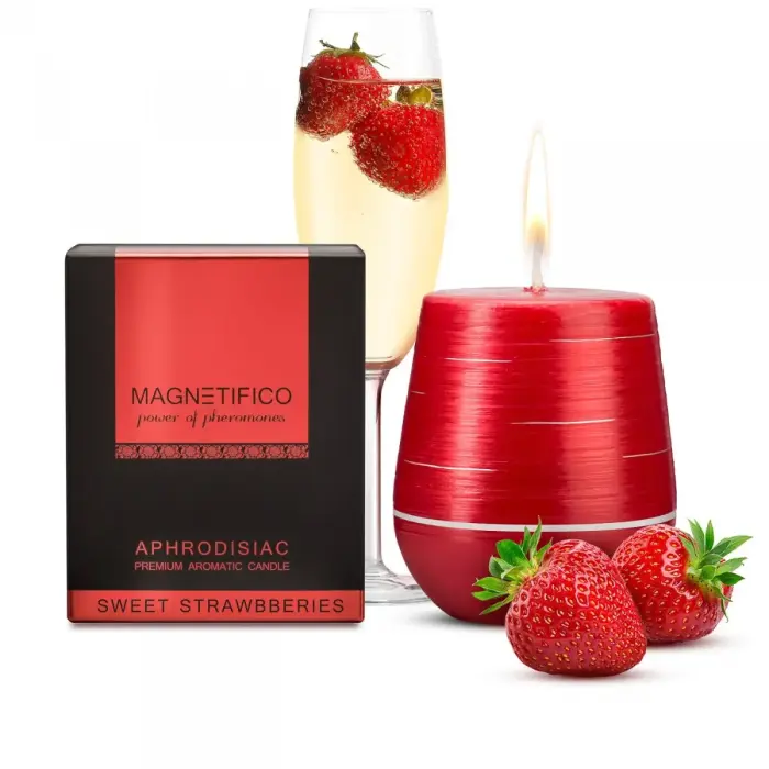 MAGNETIFICO Афродизиаковая массажная свеча – Сладкая клубника