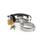 The Brig Male Chastity Cage – Silver — Photo 6