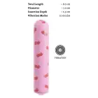 beau coeur Cherry mini vibrators – 8.7 cm – sarkans — Foto 8