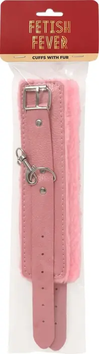 Fetish Fever - Cuffs With Fur - Pink Photo