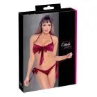 Cottelli LINGERIE raudonas liemenėlės ir kelnaičių komplektas – S/M — Nuotrauka 1