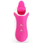 FeelzToys Clitella – компактный клиторальный стимулятор со сменными насадками – розовый — Фото 3