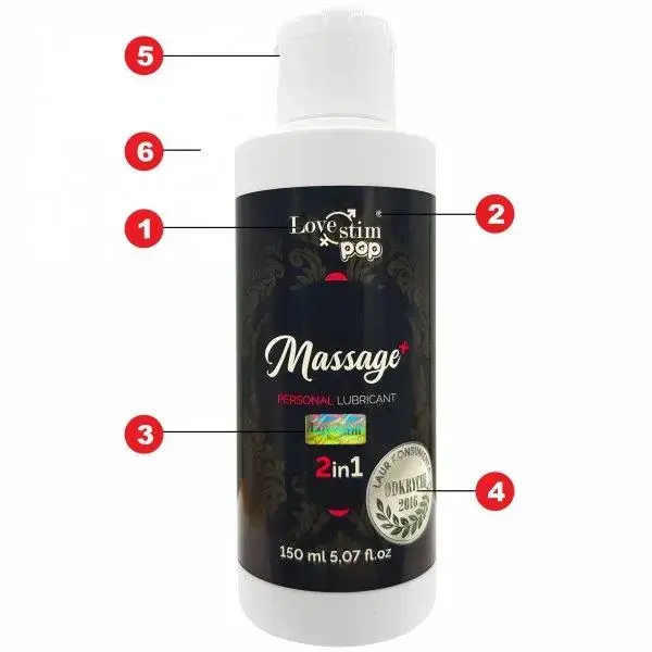 MASSAGE 2in1 sildošā masāžas eļļa un lubrikants – 150 ml Foto 3