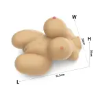 LoveToy Streetgirl's #6 – liela izmēra torsa masturbators, vagīna un anuss, TPE, 5 kg — Foto 3