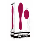EVOLVED Cherry Pose – elastīgs divgalu vibrators ar tālvadības pulti – rozā — Foto 1