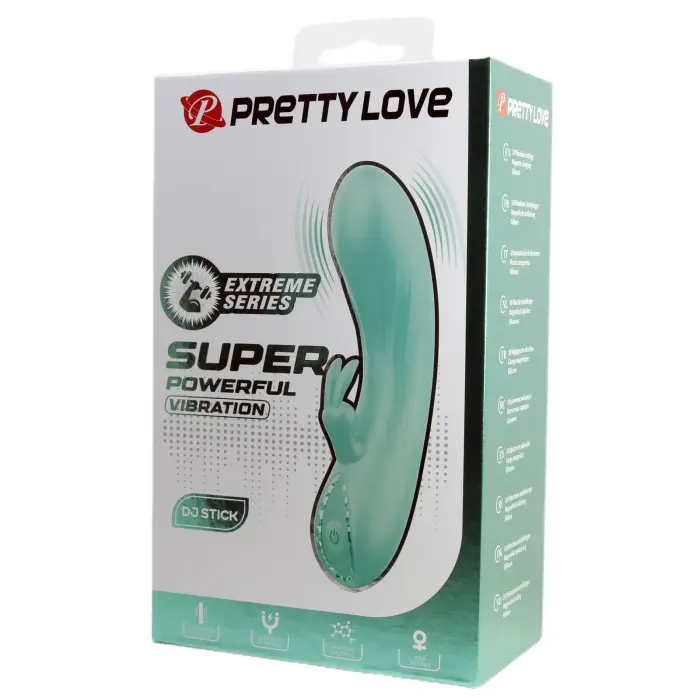PRETTY LOVE DJ Stick вибратор – магнитная USB зарядка – разноцветный