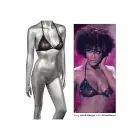 Radiance Triangle Bikini Top – Black – One size — Photo 2