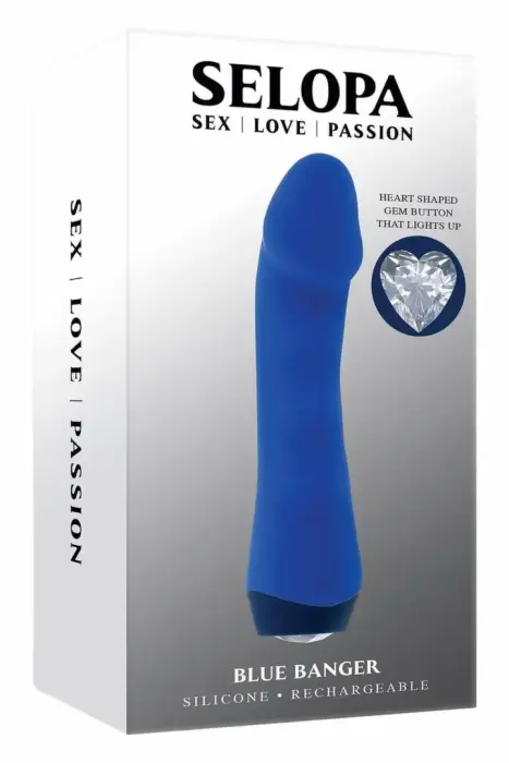 SELOPA Blue Banger вибратор – 13.6 cm (5.37″) – синий