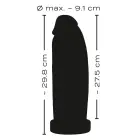 Realistixxx īsts milzu dildo – 30 cm (11.8″) — Foto 9