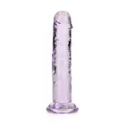 Taisns reālistisks dildo ar piesūcekni – 15.5 cm (6.1″) – Violets — Foto 3