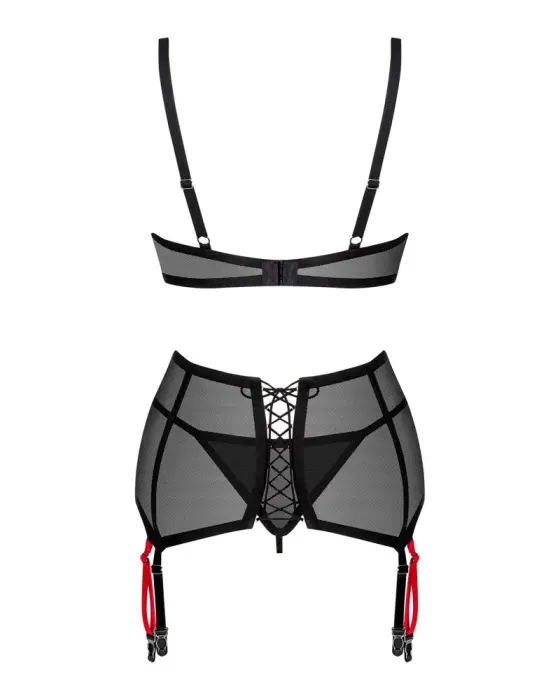 OBS комплект – чёрный/красный – XS/S Фото num