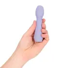 Mini elastīgs wand vibrators – violets — Foto 6