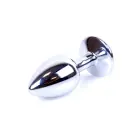 Plug-Jewellery Silver Anal Plug – 7 cm (2.8″) – Pink — Photo 2