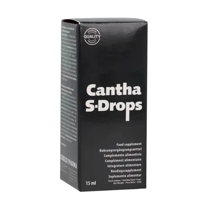 Cobeco Cantha S-Drops 15 мл – пищевая добавка для поддержания энергии и жизнеспособности